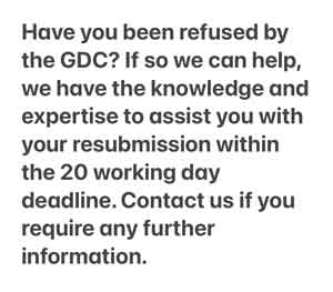 Dental Hygienist Therapist-Application Rejected by the GDC