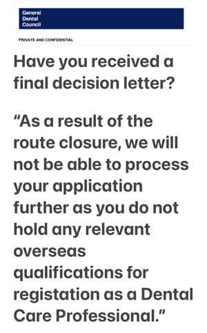 GDC FINAL DECISION LETTER